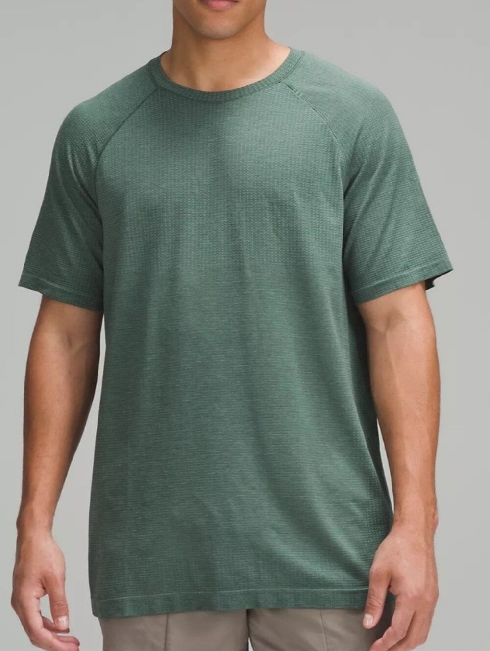 Lululemon Metal Vent Tech Short Sleeve Shirt Olive Mens Large